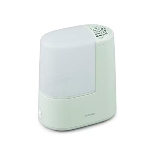 AHM-H26B-G アイリスオーヤマ スチーム式加湿器 260ml フォググリーン アロマトレー付...