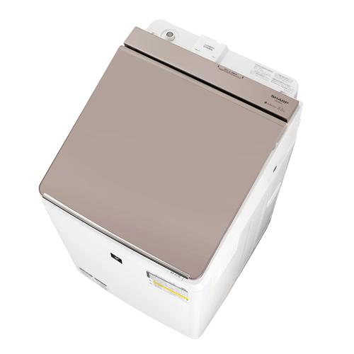 ES-PW8J-C シャープ SHARP タテ型洗濯乾燥機 ベージュ系 洗濯8kg 乾燥4.5kg ...