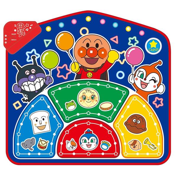 H-4582769805868 バンダイ 全身でダンスも！クイズも！アンパンマンわくわくゲームマット