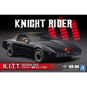 H-4905083065600 アオシマ 1／24 ムービーメカ No.KR-06 ナイトライダー ナイト2000 K.I.T.T. シーズンI スキャナー音声ユニット付き｜n-chacha