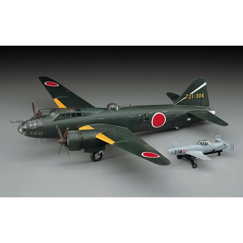 H-4967834015500 ハセガワ 1／72 三菱 G4M2 一式陸上攻撃機 24型丁 桜花 ...