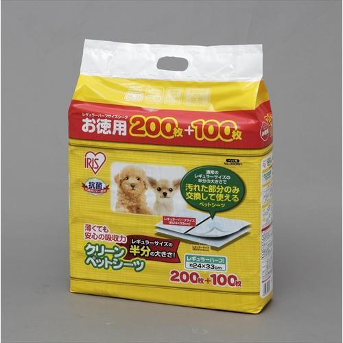 I-4967576131605 アイリスオーヤマ  クリーンペットシーツ　レギュラー ハーフ 300...