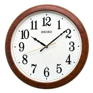 SEIKO（セイコー） セイコー【SEIKO】電波掛時計 銀色プラスチック枠