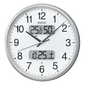 KX383S セイコー 電波スタンダード掛時計（液晶表示つき）｜n-chacha