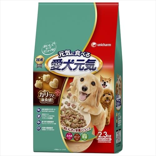 P-4520699683996 ユニ・チャーム  愛犬元気　ささみ・ビーフ・野菜２．３ｋｇ