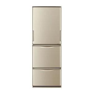 シャープ 冷蔵庫 SJ-W352D-N 両開き 350L 2018年製 SHARP（シャープ） SJ-W352D-N 350L どっちもドア 冷蔵庫 (ゴールド系