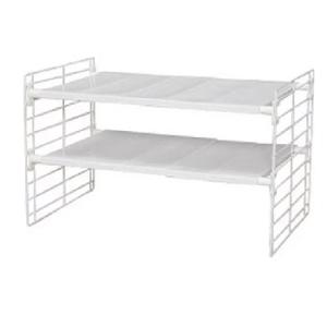 USD-2V アイリスオーヤマ シンク下伸縮棚 2段 ホワイト