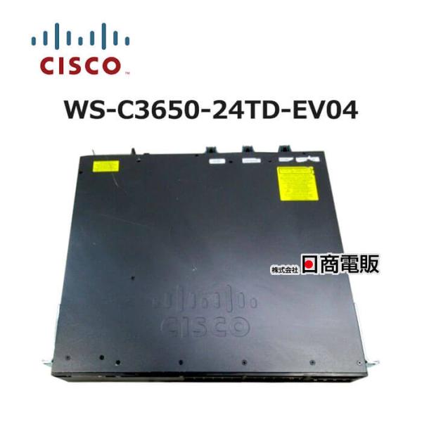 【中古】 WS-C3650-24TD-EV04 Cisco / シスコ Catalyst 3650-...