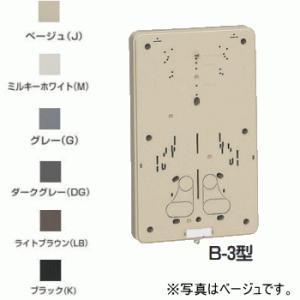 未来工業 B-3G 【グレー】 積算電力計取付板 B-3型 （樹脂製メーター板）