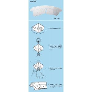 ネグロス電工 天井ボード用切粉飛散防止具 2枚入 CHU100｜n-denservice
