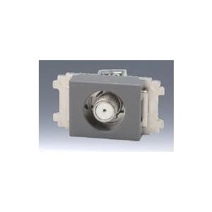 神保電器 【NKシリーズ 適合器具】【 CSW-K7S SG ソリッドグレー】埋込小型高シールドテレ...