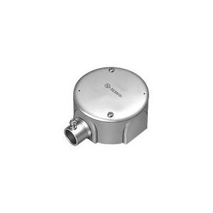 □パナ ねじなし付属品〈E〉 ねじなし丸型露出ボックス(鋼板製)1方出 呼び E25 DS65251...