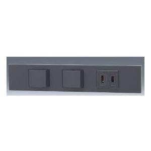 神保電器 【NKシリーズ】【 KAG-3508 SB ソフトブラック 】家具・機器