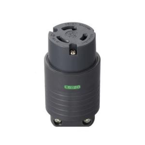 明工社【MH8152B】設備工事用配線器具 接地2P 20A引掛コネクターボデー 20A 125V ...