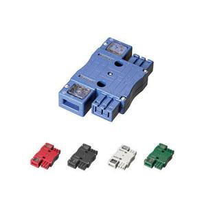 明工社【MJ2497】VVF用ねじなしジョイントボックス3分岐 結線完了表示