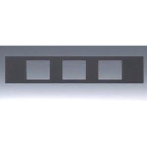 機器用3口プレート(20個入)(ソフトブラック) NKPN-3UP 神保電器 【NKシリーズ】【 NKPN-3UP SB ソフトブラック】機器用3口