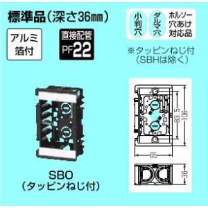 未来工業 台付スライドボックス 1ケ用 SBO｜n-denservice