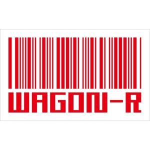WAGON R ワゴンR ステッカー車用 バーコード風カッティングステッ カー防水 屋外対応