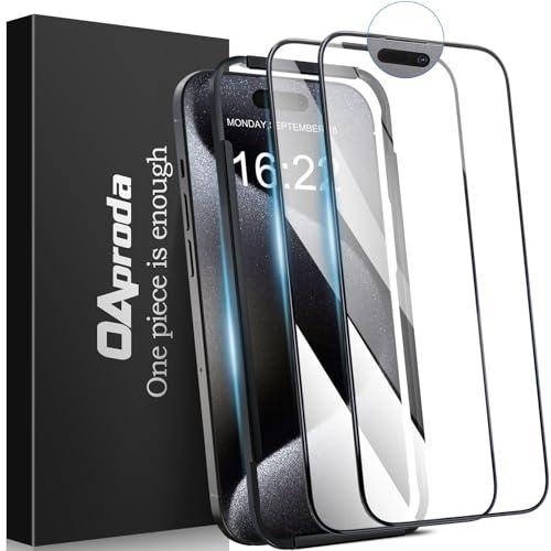 第三世代 ・一体式防塵設計OAproda ガラスフィルム iPhone 15 Pro Max 用 2...