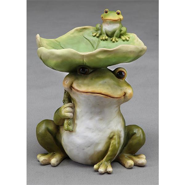 親子ハスかえる