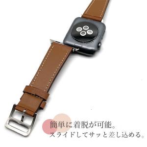 アップルウォッチ バンド 本革 Apple W...の詳細画像3