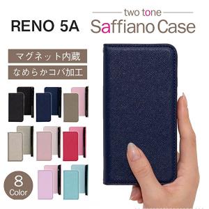 OPPO Reno 5A ケース おしゃれ リノ 5A ケース 手帳 リノ ファイブエー 手帳型 スマホケース 耐衝撃 サフィアーノ かわいい 韓国 アンドロイド