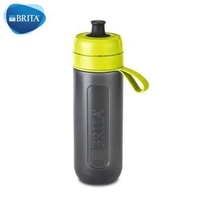 BRITA 携帯用浄水ボトル 600ml アクティブ ライム マイクロディスクフィルター1個付 ボトル型浄水器 ブリタ｜n-kitchen