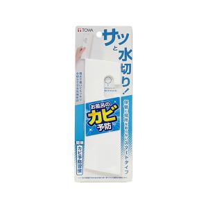 東和産業 お風呂のカビ予防水切りスクイージー ホワイト 浴室掃除用スポンジ バススポンジ｜n-kitchen