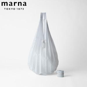 マーナ (marna) Shupatto ミニマルバッグDrop 12L (ミストグレー) シュパット エコバッグ 折りたたみ 買い物袋 (ドロップ 縦型/大容量)｜n-kitchen