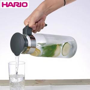 HARIO 冷蔵庫ポット スリム N 1400mL チャコールグレー RPLN-14-CGR ハリオ｜n-kitchen