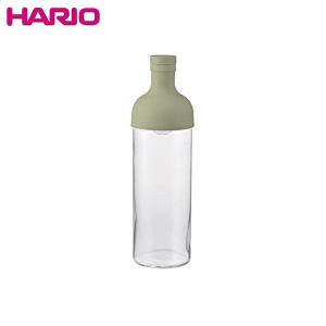 HARIO フィルターインボトル 実用容量750mL スモーキーグリーン 日本製 FIB-75-SG ハリオ｜n-kitchen