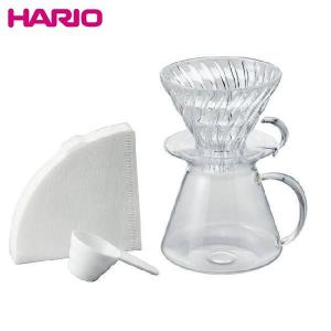 HARIO SimplyHARIO V60グラスブリューイングキット S-VGBK-02-T ドリッパー ハリオ D2308｜n-kitchen