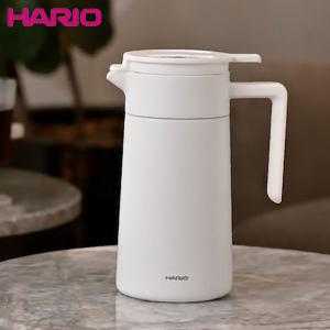 HARIO セラミックコーティング 保温ポット 600mL ホワイト CHP-600-W ハリオ｜n-kitchen