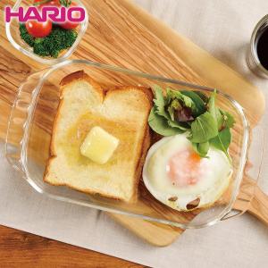 HARIO 耐熱ガラス製 トースター皿 900ml HTZ-90-BK HARIO ハリオ｜n-kitchen