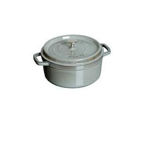 STAUB(ストウブ) ピコ・ココットラウンド 20cm グレー 40509-304 品番：RST4736 ZZED｜n-kitchen