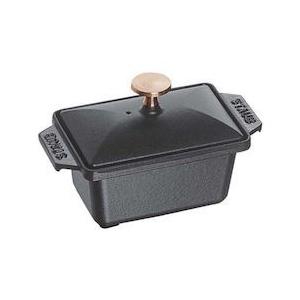 STAUB ハーフテリーヌ 40509-571 黒 (品番)RST5101 ストウブ フランス｜n-kitchen