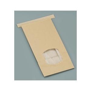 MIZUNO クラフト窓付きティンタイ袋(ワイヤー付) M(400枚入) (品番)GHK0702