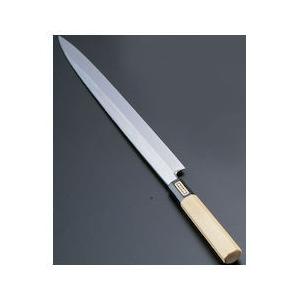 遠藤商事 SA佐文 本焼鏡面仕上 柳刃 木製サヤ 27cm (品番)ASB51027｜n-kitchen