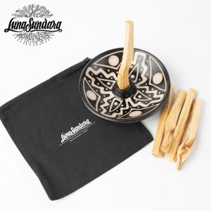 Luna Sundara パロサントホルダー ブラック 原木5本付き Palo Santo Holder BLK (L-AS3) ルナスンダラ お香 香木 聖木))｜n-kitchen