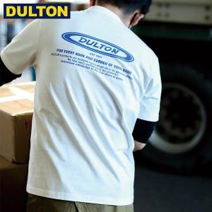 DULTON ダルトン Tシャツ オーバル ロゴ L ホワイト (品番：T22-0474L/WT) DULTON T-SHIRT OVAL LOGO L WHITE ダルトン インダストリアル アメリカン｜n-kitchen