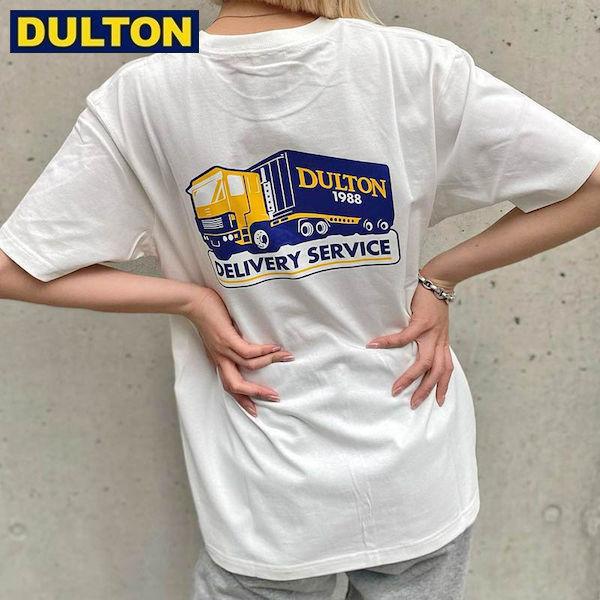 DULTON ダルトン Tシャツ デリバリー サービス M ホワイト (品番：T22-0481M/W...