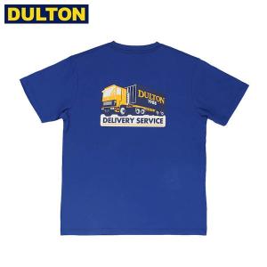 DULTON ダルトン Tシャツ デリバリー サービス L ブルー (品番：T22-0483L/BL) DULTON T-SHIRT D.SERVICE L BLUE ダルトン インダストリアル アメリカン｜n-kitchen