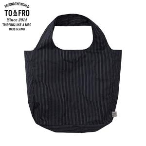 TO&FRO PACKABLE TOTE BAG BLACK トラベルグッズ ポケッタブルトートバッグ お散歩 ブラック 黒))｜n-kitchen