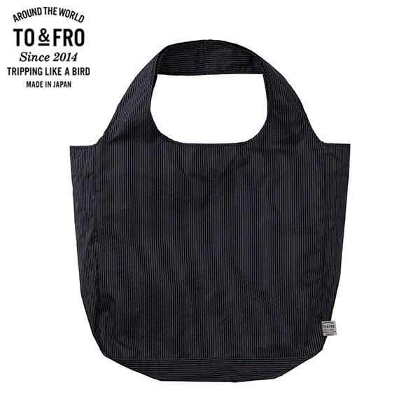 TO&amp;FRO PACKABLE TOTE BAG BLACK トラベルグッズ ポケッタブルトートバッ...