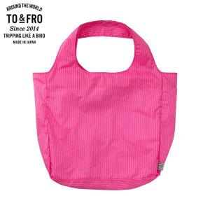 TO&FRO PACKABLE TOTE BAG PINK トラベルグッズ ポケッタブルトートバッグ お散歩 ピンク))｜n-kitchen