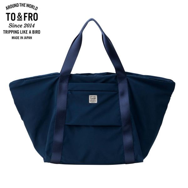 (長期欠品中、予約販売)TO&amp;FRO CARRY ON BAG −PLAIN− NAVY トラベルグ...