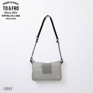 TO&FRO ULTIMATE LIGHT SHOULDER BAG -MINI- 215 GRAY 超軽量撥水 ショルダーバッグ (L-1)))｜n-kitchen