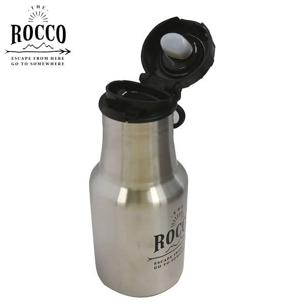 ROCCO ワンタッチボトル シルバー 350ml K04-8078 グローバルアロー ロッコ