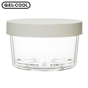 GEL-COOL ランチボックス ラウンド ミルクホワイト 400ml 三好製作所｜n-kitchen