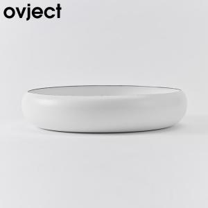 Ovject ボウル 24cm マットホワイト 深皿 ホーロー 耐熱 オーブン 直火OK O-EBL24-MWH オブジェクト ハース))｜n-kitchen